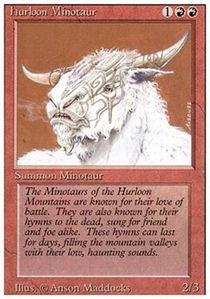 Magic: the Gathering - Hurloon Minotaur - Revised Edition