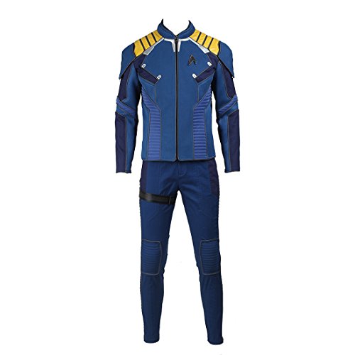 NTLCOS Men's Costume For Star Trek Beyond Captain Kirk Commander Uniform Outfit