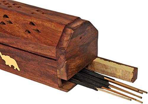 raajsee Incense Holder (Coffin Elephant)