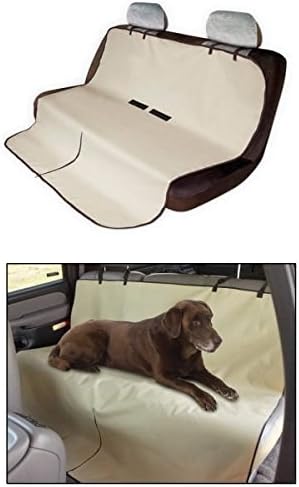 divinezone Car Waterproof Polyester Cover for Back Seat Protection for Dog/Cat (Multicolour, 144 x 144 cm)