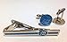 JW.org Necktie Clip and Cufflink Combo - Tie Bar / Cuff Links - Blue and Stainless