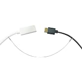 Ciyebst 5 Pack Adjustable Cable Tether Universal Computer Adapter Lock Kit DIY Kit Stainless Steel wiht Nylon Coat Tether Computers/Dongles/HDMI/VGA/DP/Mac Adapter
