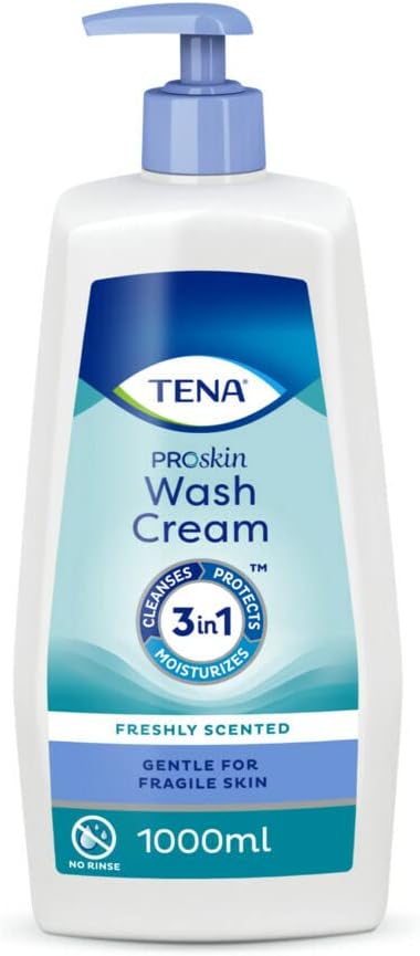 TENA 3-in-1 Wash Cream 500 ml Alcohol Free Skin Care