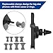 Air Vent Phone Holder for Car-Replaceable Clamps for Big Phones, Vent Clip & Dashboard Suction, 360° Rotation Gravity Phone Mount & Cradles for iPhone XS/Max/X/8/8Plus/7/7Plus/6s/6P/5S,Galaxy S5/S6/S7