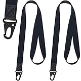 YOUOWO Lanyard 2 Pack Neck Lanyard Black Lanyards