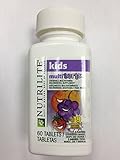 NUTRILITE® Kids MultiTarts Chewable Multivitamin/Multimineral 60 tablets,3 Flavors: Strawberry-Mango,Grape and Orange