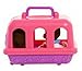 Puppy In My Pocket New 2016 Series 2 Mystery Puppy Carrier- Pink & Purple (Includes 2 Flocked Mystery Puppies in a Carrier)