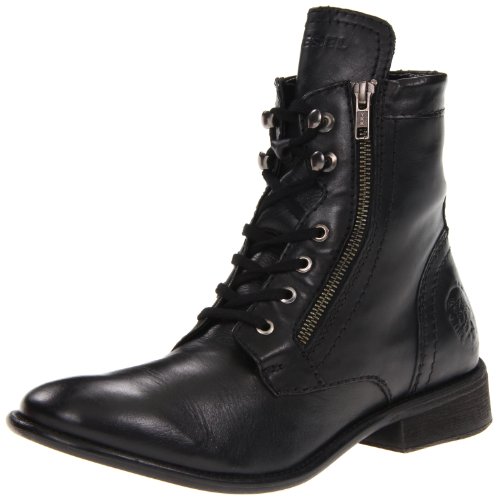diesel leather boots