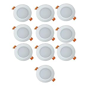 7 watt led Downlight Cool White BRIGHTLIGHT with 2 Years warrenty (Pack of 10)