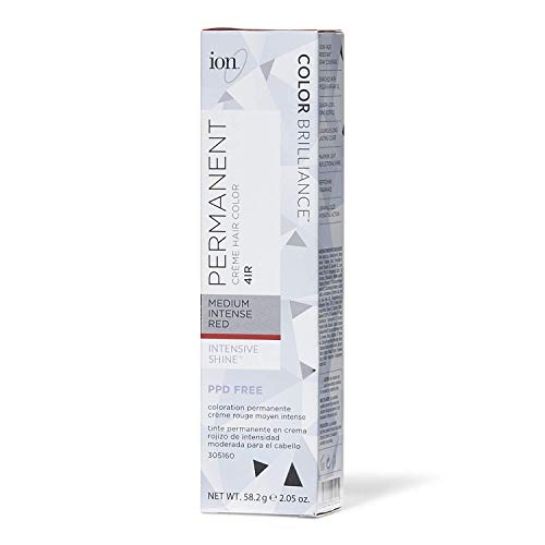 Ion 4ir Medium Intense Red Permanent Creme Hair Color 4ir Medium
