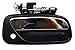 PT Auto Warehouse TO-3244MA-FR - Outside Exterior Outer Door Handle, Black Housing with Chrome Lever - Passenger Side Front