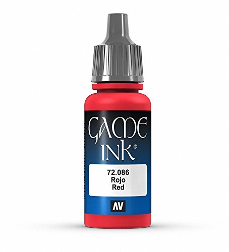 Vallejo Game Color Red Paint, 17ml