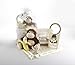Baby Aspen, Five Little Monkeys, Baby Shower Gift Set with Keepsake Basket