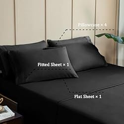 SONORO KATE Bed Sheets 6 Piece Set,Super Soft