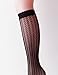 VERO MONTE 4 Pairs Women's Patterned Fishnet Knee High Socks (Black) 41622