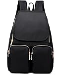 Luckysmile Casual Nylon Backpack College Schoolbag Trave Daypack for Women Girls