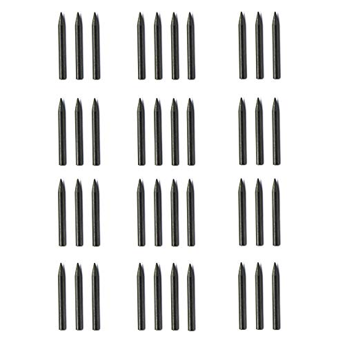 Compass Lead Refills for Geometry Compasses - 40pcs 2mm HB Graphite Replacement Leads in Refill Tubes - Best for Math, Drawing, Drafting - Essential When Learning How To Draw A Perfect Circle