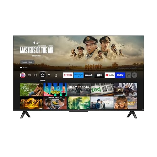 TCL 43-Inch Class S5 UHD 4K LED Smart TV with Fire TV (43S551F, 2024 Model), Dolby Vision, HDR PRO+, Dolby Atmos, Alexa Built-in with Voice Remote, Apple AirPlay 2 Compatibility, Streaming Television
