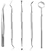 Dental Tools to Remove Plaque and Tarter Dental Picks Professional Dental Hygiene Tools Dental Hygienist tools Instruments Stainless Steel