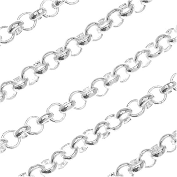 Beadaholique Silver Plated Rolo Chain 