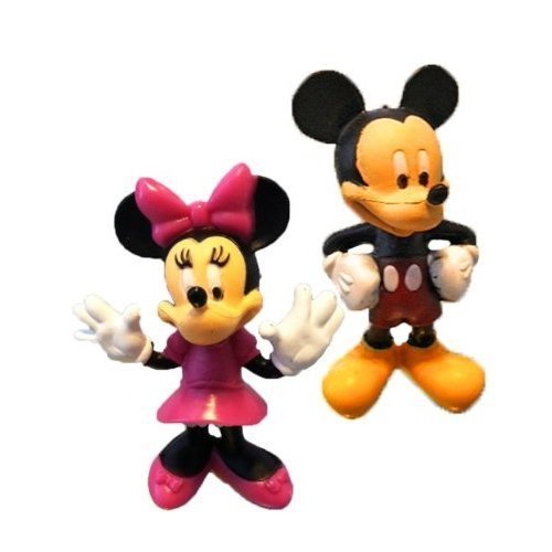 Mickey and minnie mouse figurine set