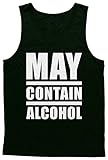 Blittzen Mens Tank Top May Contain Alcohol