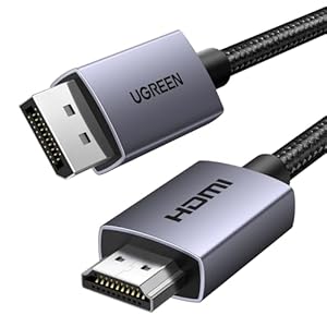 UGREEN 4K DisplayPort (ディスプレイポート) - HDMI 変換ケーブル 2M