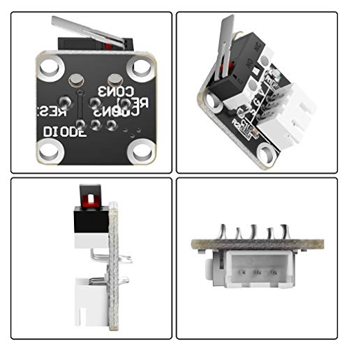 5 Pack 3D Printer Part Accessories Limit Switch Mechanical Switch Module Endstops Switch for RepRap CR-10 10S Ender 3 Pro S4 S5 Series by MXRS