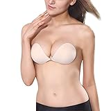 Komene Women's Ultrafine Backless Strapless Bra