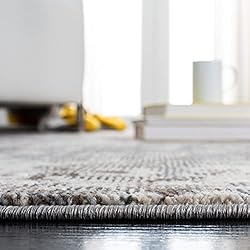 SAFAVIEH Madison Collection 9' x 12' Grey/Beige