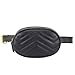ZORFIN Quilted Fanny Pack for Women Fashion Wasit Bag with Two Belts