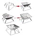 JEEF Portable Original Folding Charcoal BBQ Quick Grill, for Tailgating, Camping, and Backpacking, Made from Stainless Steelthumb 2