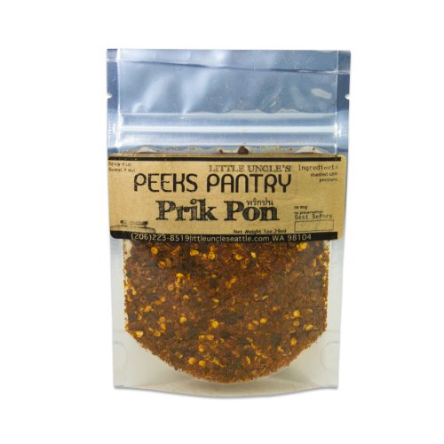 Peeks Pantry, Prik Pon Chile Flakes, 1 oz. in Saudi Arabia Whizz Pulled & Flaked Meats