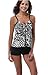 Attraco Women's Floral Tankini High Waist Bottom Two Piece Swimsuits