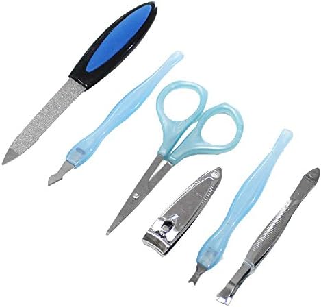 6 Piece Professional Style Manicure &amp; Grooming Set : ( Pack of 1 Pc )