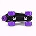 C SEVEN Cute Roller Skates for Kids and Adults (Purple, Women's 10 / Men's 9)
