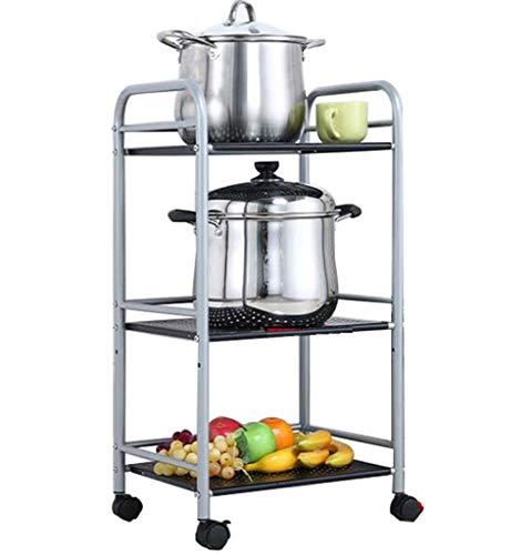 Huyya Kitchen Storage Shelf Unit Rack Standing Stand Storage Cart