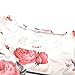 2017 Women's Spring Summer Floral Print Striped Short Sleeve T Shirts Loose Casual Tops,White,X-Large