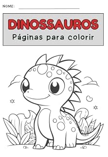 Livro Livro para colorir Dinossauro