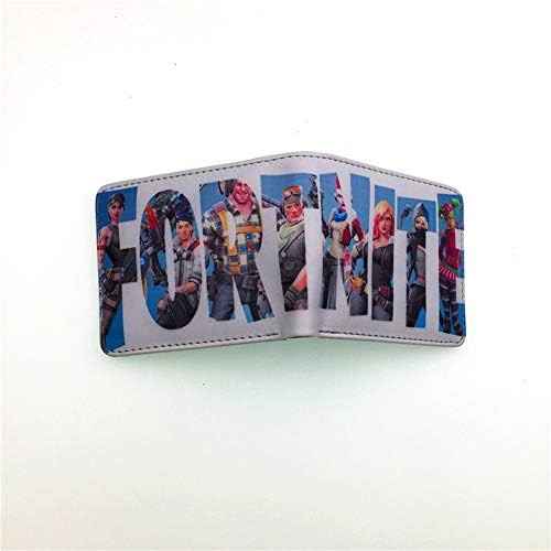 Fortnite Wallet 0 Wallet Student PU Leather Embossing Short Student Wallet Card Bag Wallet Child, Boy, PU Leather Small Wallet Credit Card Holder,20