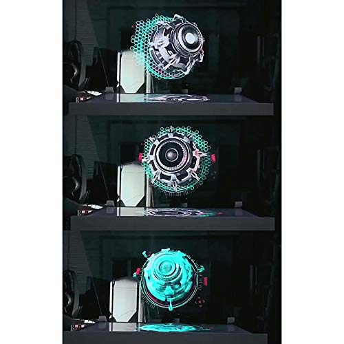 SISHUINIANHUA 3D Hologram Advertising Display LED Fan Holographic Imaging 3D LED Fan Light 3D Display Advertising Logo Light Decoration