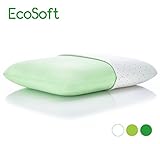 ViscoSoft Premium Molded Memory Foam Pillow with Rayon-Bamboo Cover - Made in the USA, Packaged in Trendy Linen Bag