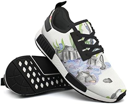 Animal Tiger Bear Bird And Tree Men's Jogger Lightweight Sneakers Shoes Gym Outdoor Sports Shoes