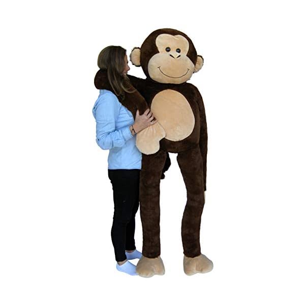 Wagner 9069 - Riesen XXL AFFE 185 cm groß - Plüschbär Kuschelbär Teddy Bär 1,85 m Plüschaffe Schimpanse Teddybär – Bild 5