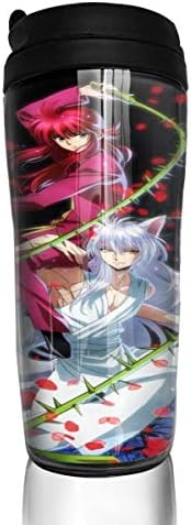 Yu Yu Hakusho Double-layer Coffee Cup, Insulated Wagon Cup Insulation Leak-proof Non-slip Insulation Cup With Sealing Cover Food Grade ABS Thermos Sports Bottle Cup Coffee And Tea Cup Mug