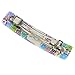 GlassOfVenice Murano Glass Millefiori Hair Clip - Pastels