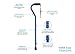 NOVA Designer Walking Cane with Offset Handle, Lightweight Adjustable Walking Stick with Carrying Strap, “Stars and Stripes” Design