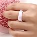 Tuhe Blue Purple Pink Ceramic Wedding Band 6mm Classic High Polished Size 6 7 8 9 Men Women Ring 3pcs/Set
