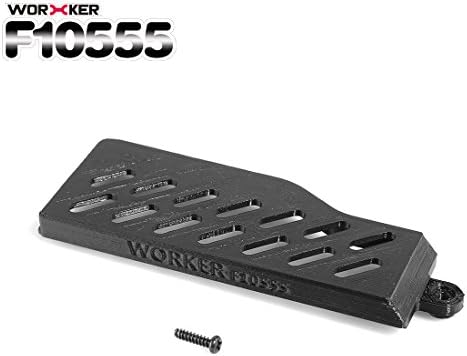 Worker F10555 3D Printed Extended Battery Cover for nerf n-strike elite stryfe - Black