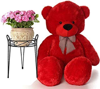 SARIKA TOYS Lovable Hugable Soft Teddy Bear with Free Heart for Kids & Girls Special Gift for